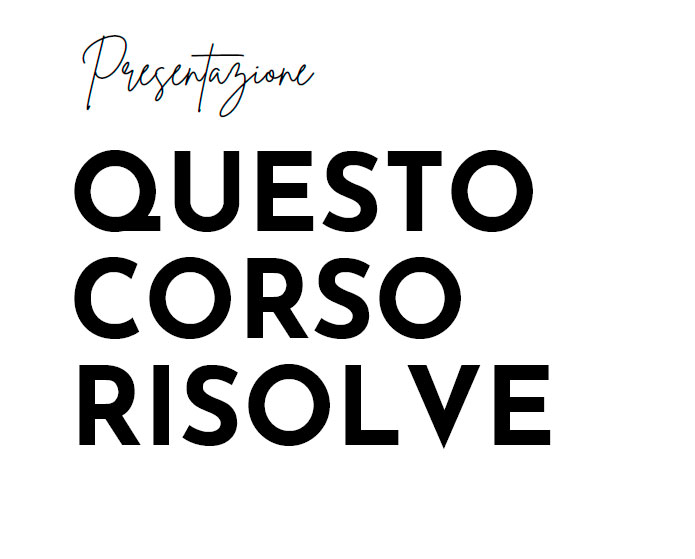 il-corso-risolve